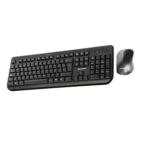 Kit Mouse y Teclado Inalambrico Tecmaster Black 3753