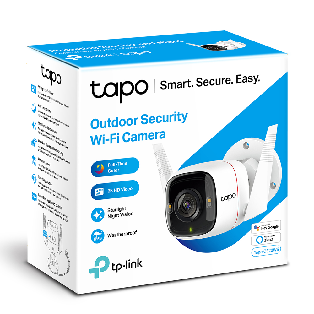 Cámara de Seguridad Wifi 2K TP-LINK TAPO C320WS de Exterior