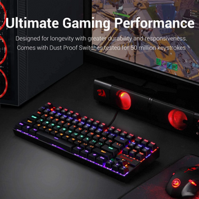 Teclado Mecánico Redragon Kumara RGB Black Gamer Edition