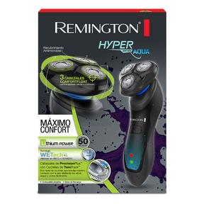 Afeitadora Remington Hyper Series Aqua Recargable XR1430