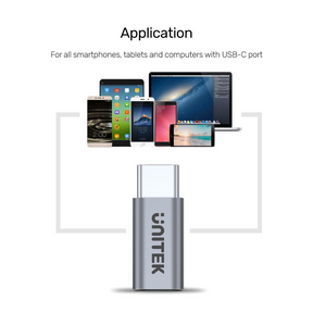 Adaptador USB TIPO C a Micro USB High Speed Q . C Y-A027AGY