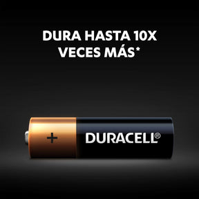 Pila Duracell  AA  (Doble A) Alcalina 1.5V de Larga Duración