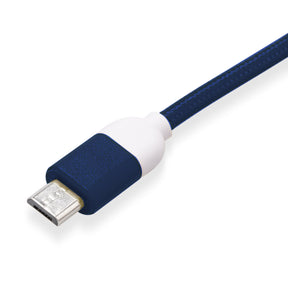 Cable De Datos Micro USB 1 MT Pantone High Speed Azul