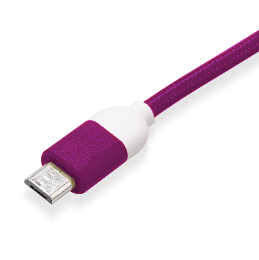 Cable De Datos Micro USB 1 MT Pantone High Speed Morado