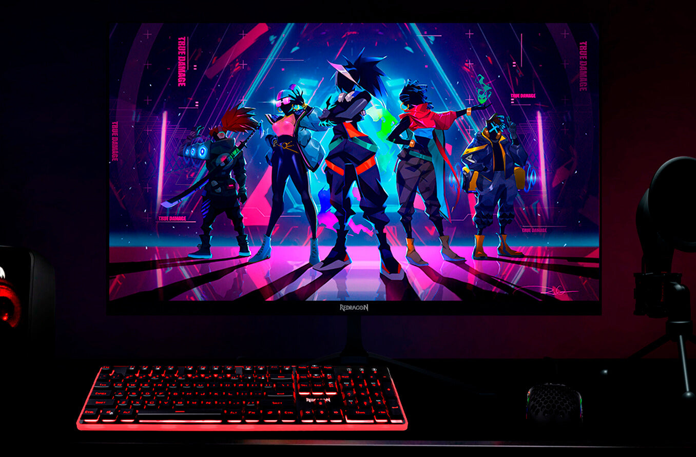 Monitor Gamer Redragon Emerald 27" FHD 165Hz Ultra Slim IPS