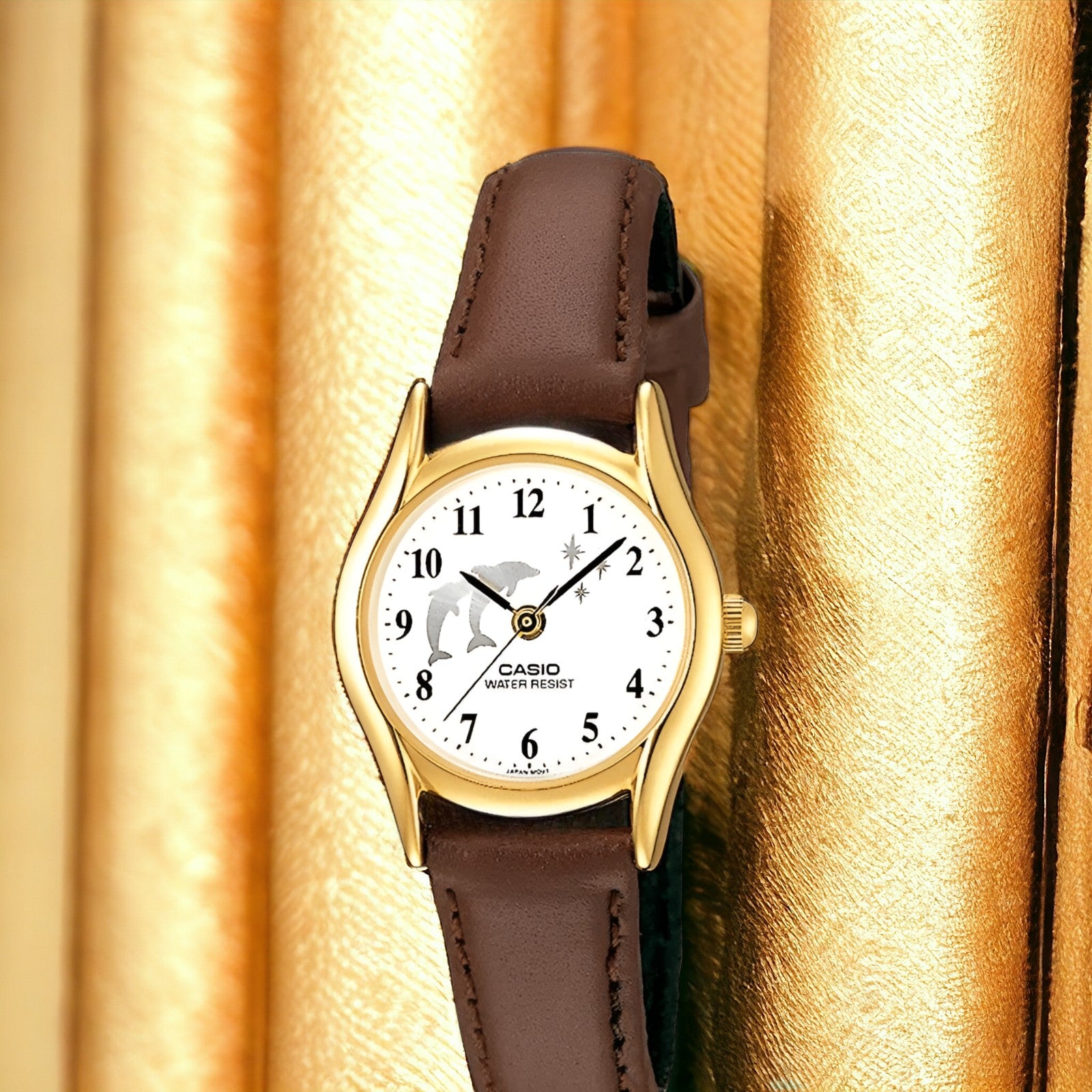 Reloj Casio de Mujer Cuero Golden Edition Ltp-1094Q-7B9Rdf