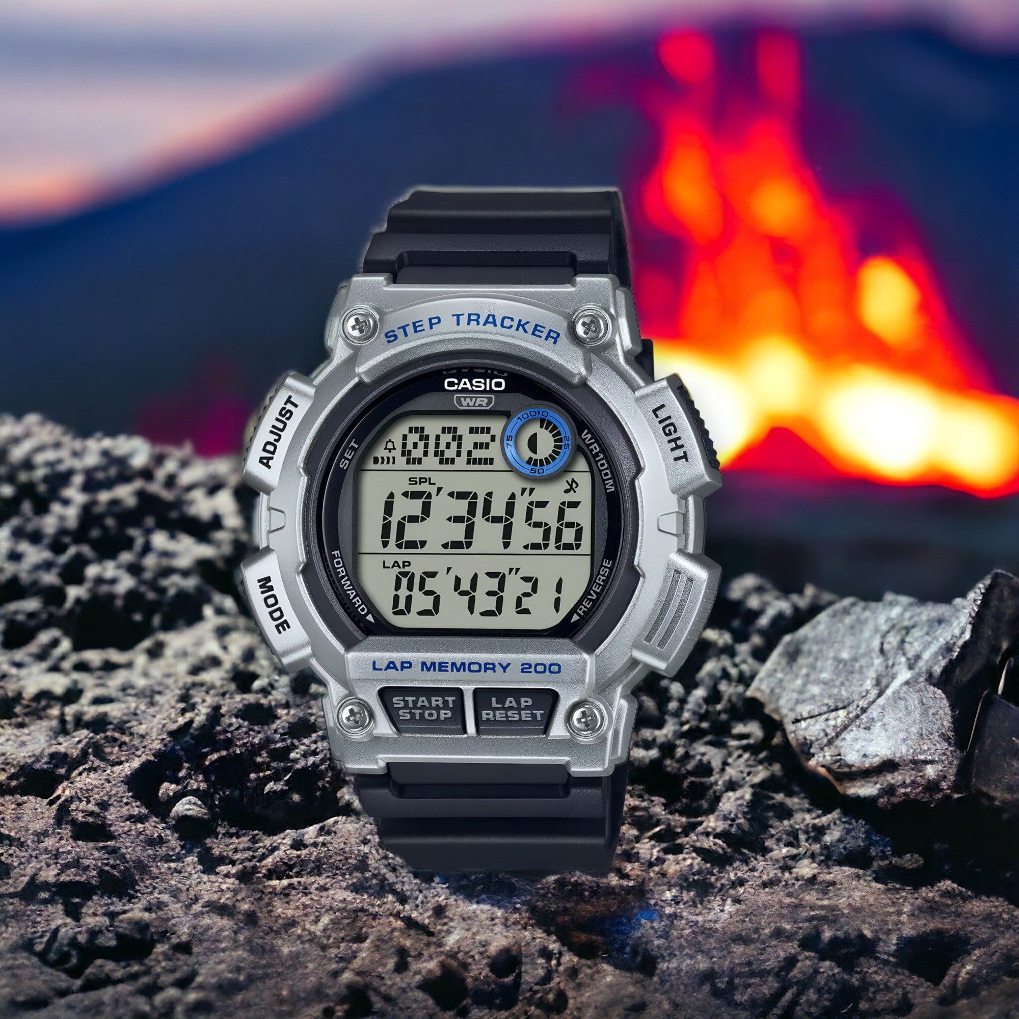 Reloj Casio De Hombre Digital WS-2100H-1A2VDF Grey Edition