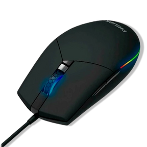 Mouse Philips Multiuso de 6 Botones Retro Iluminado SPK9304