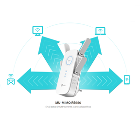 Extensor WIFI TP-LINK RE650 2533Mbps High Speed LAN GIGABYTE