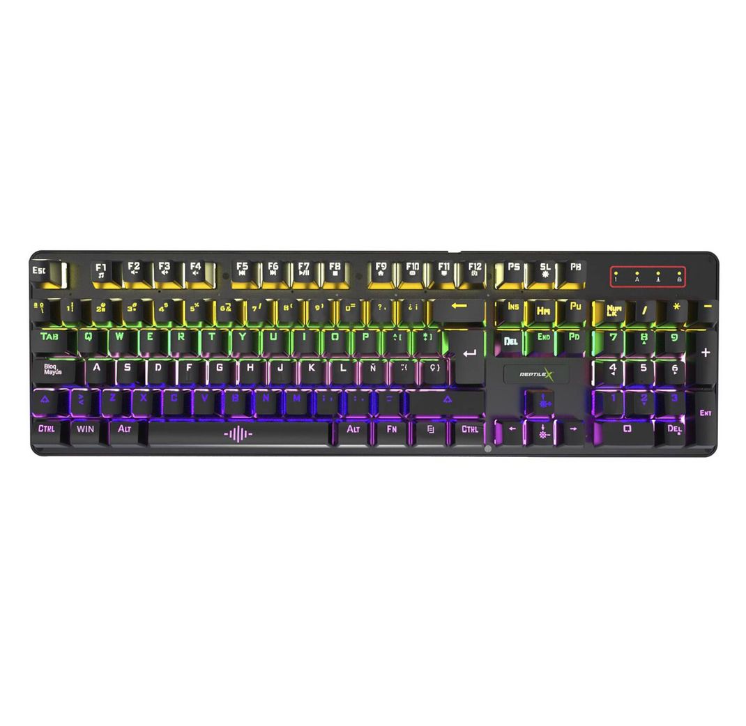 Teclado Mecanico Reptilex FULL RGB  para PC PS X-BOX RX-0018