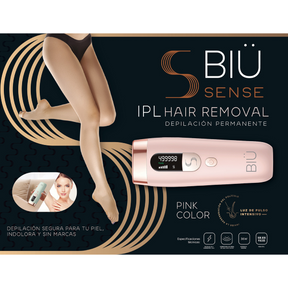 Depiladora Laser Permanente IPL BIÜ Sense Pink Edition Pro