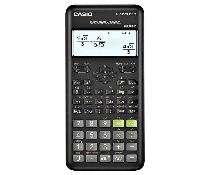 Calculadora Casio Cientifica FX-350ES Plus 2 + 252 Funciones