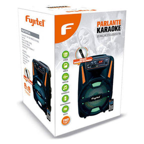 Parlante Karaoke con Micrófono inalámbrico Fujitel BT8L1NEW