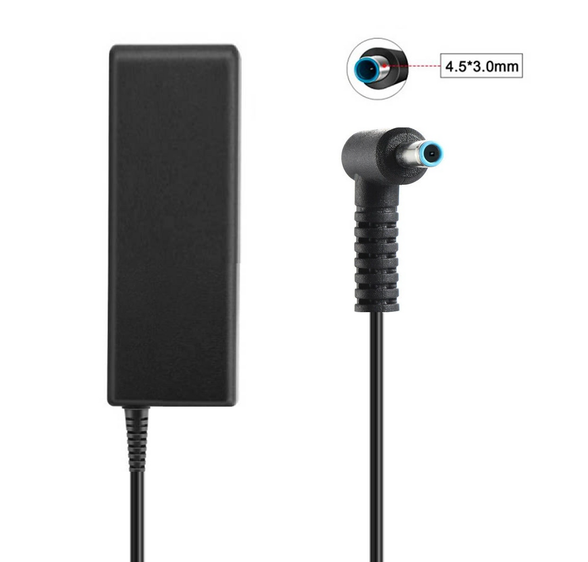 Cargador Notebook Para HP 19.5V / 3.33A Punta Azul 4.5*3.0mm