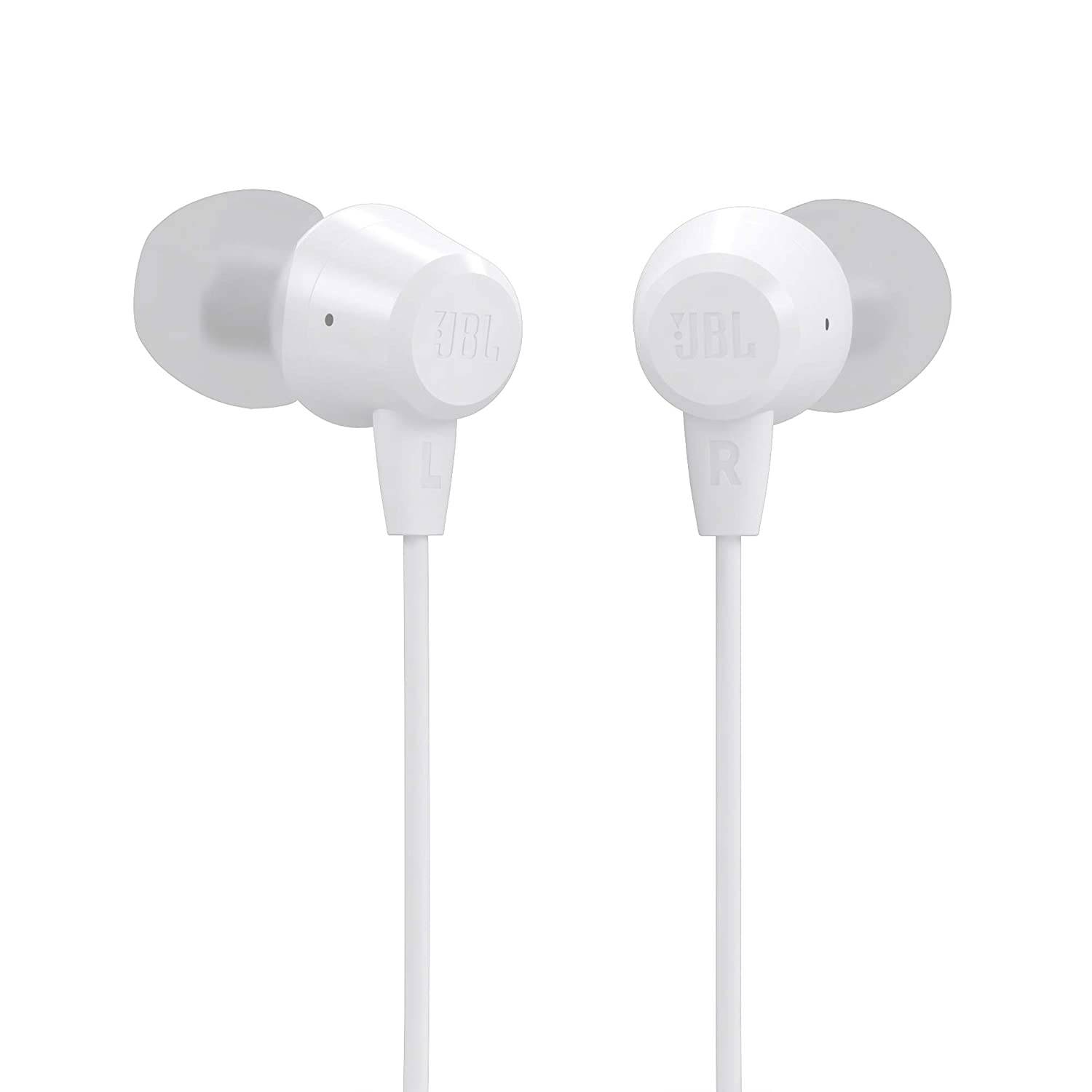 Audifono JBL In Ear con Manos Libre Harman C50 Hi Bass White