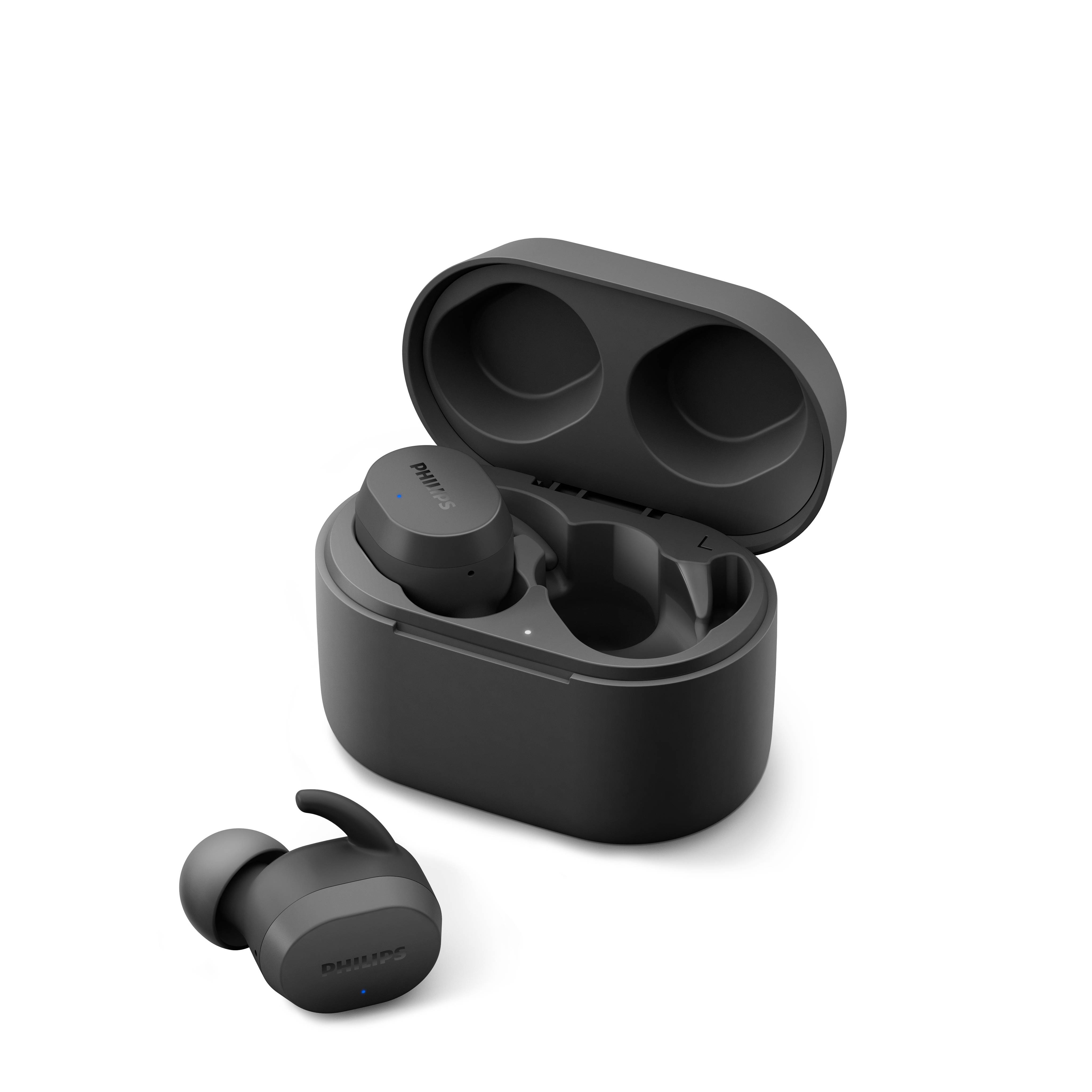 Audífonos Philips True Wireless TAT3216BK Autonomía de 24h
