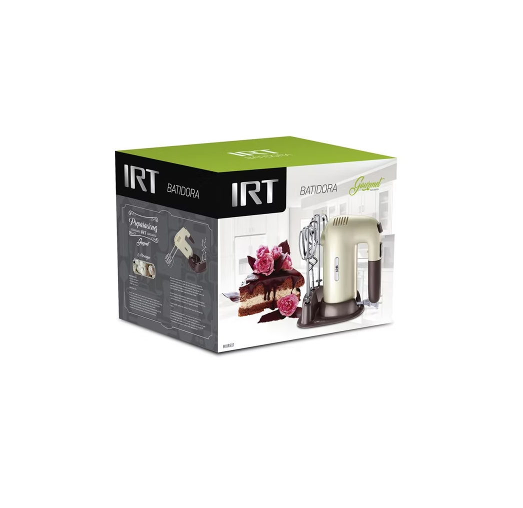 Batidora de Mano con Pedestal IRT Retro de 5 Velocidades Mixre01