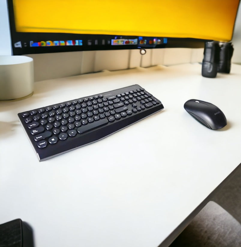 Kit Mouse y Teclado Inalámbrico Philips SPT6323 Wireless 2G
