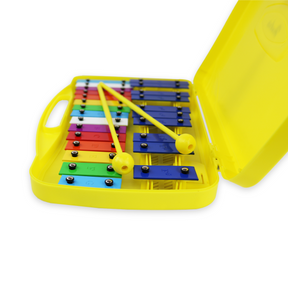 Metalofono de 25 Tonos+ 2 Baquetas Hendrix HX0011 Amarillo