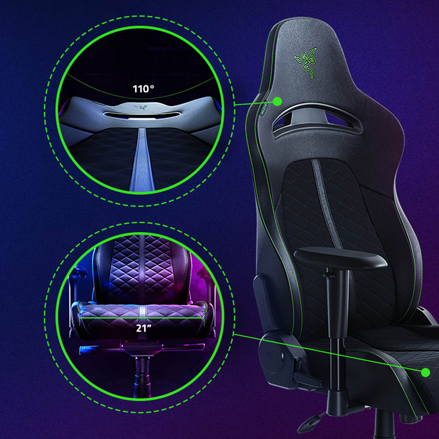 Silla Razer Enki X Pro Gaming Pack Premium