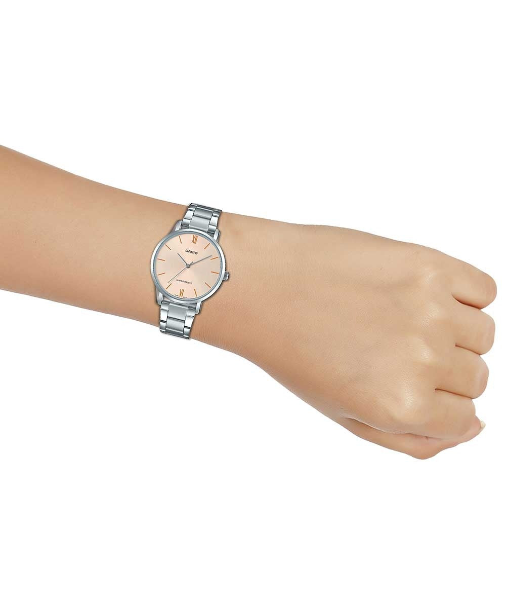 Reloj de Mujer Casio Silver Ltp-Vt01D-4Budf