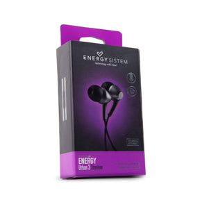 Audifono Energy Sistem Urban 3 Titanium Black con Microfono