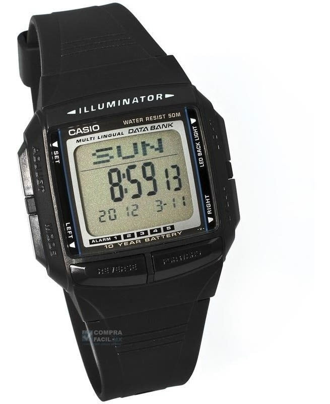 Reloj de Hombre Casio Databank Black Db-36-1Avdf