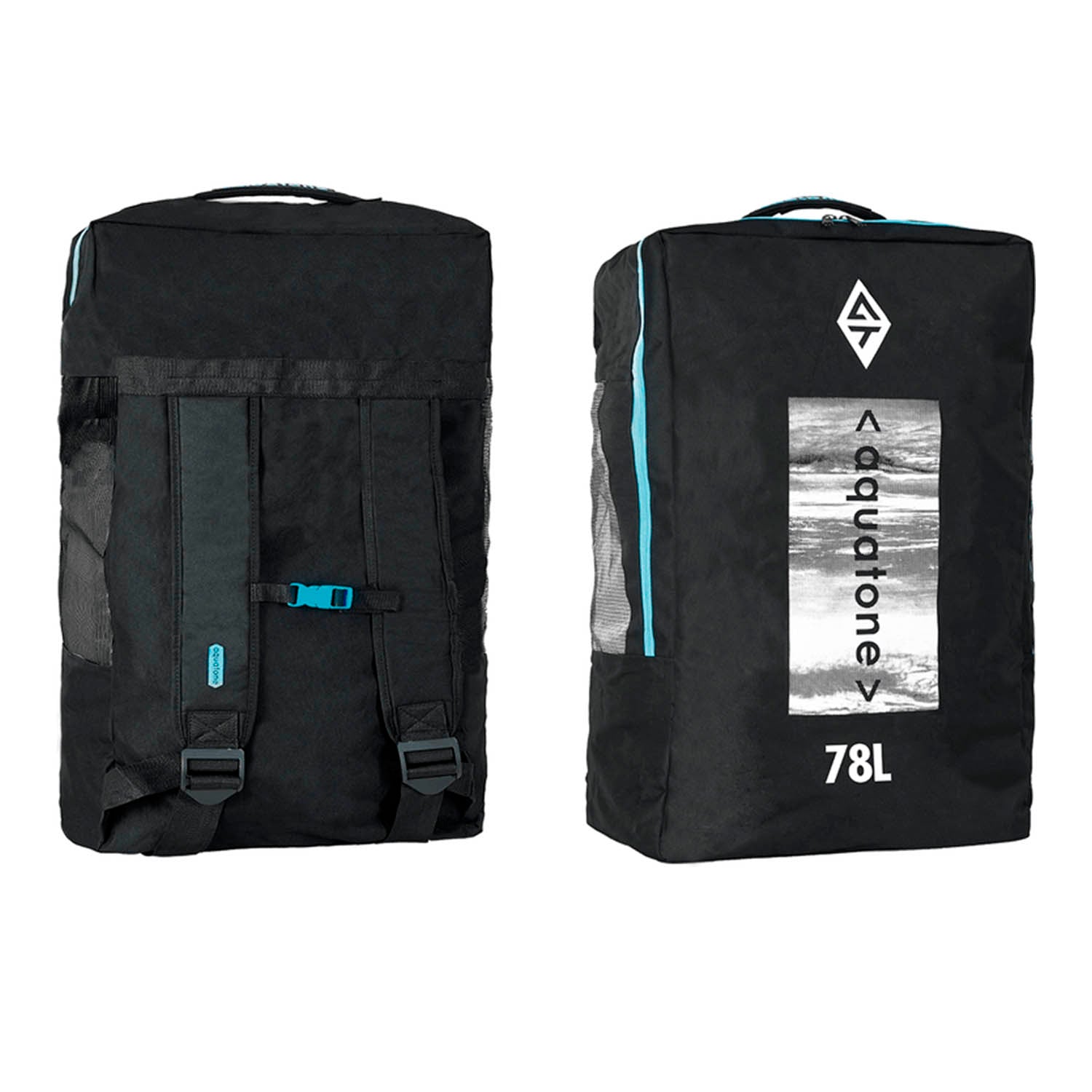 Funda Mochila Stand Up Paddle Aquatone 78L Sup Blackpack
