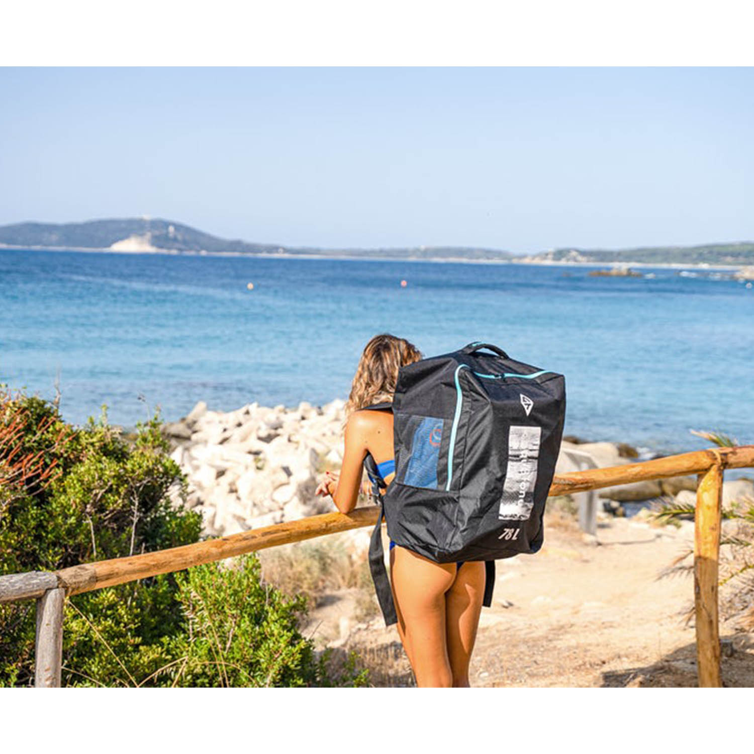 Funda Mochila Stand Up Paddle Aquatone 78L Sup Blackpack