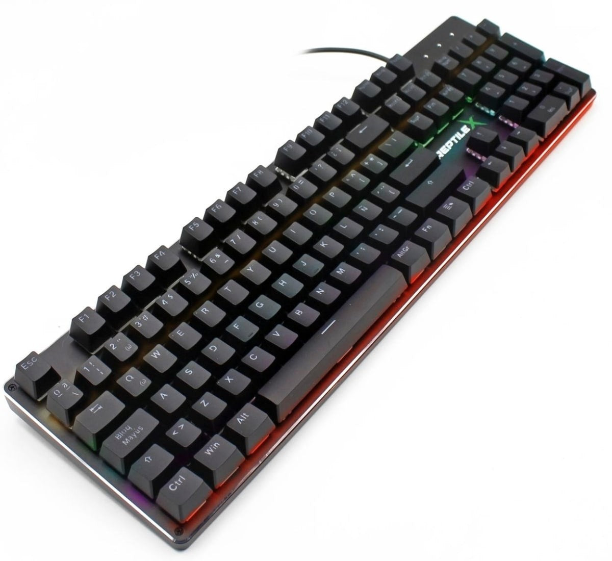 Teclado Mecanico Retro Iluminado RGB Rx0004 para PC PS X-BOX