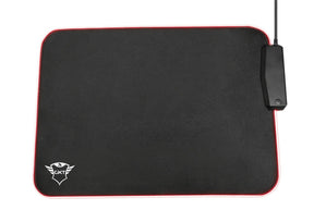 Mouse Pad Gamer Trust Glide L Rgb con Hub Usb 4 Puertos