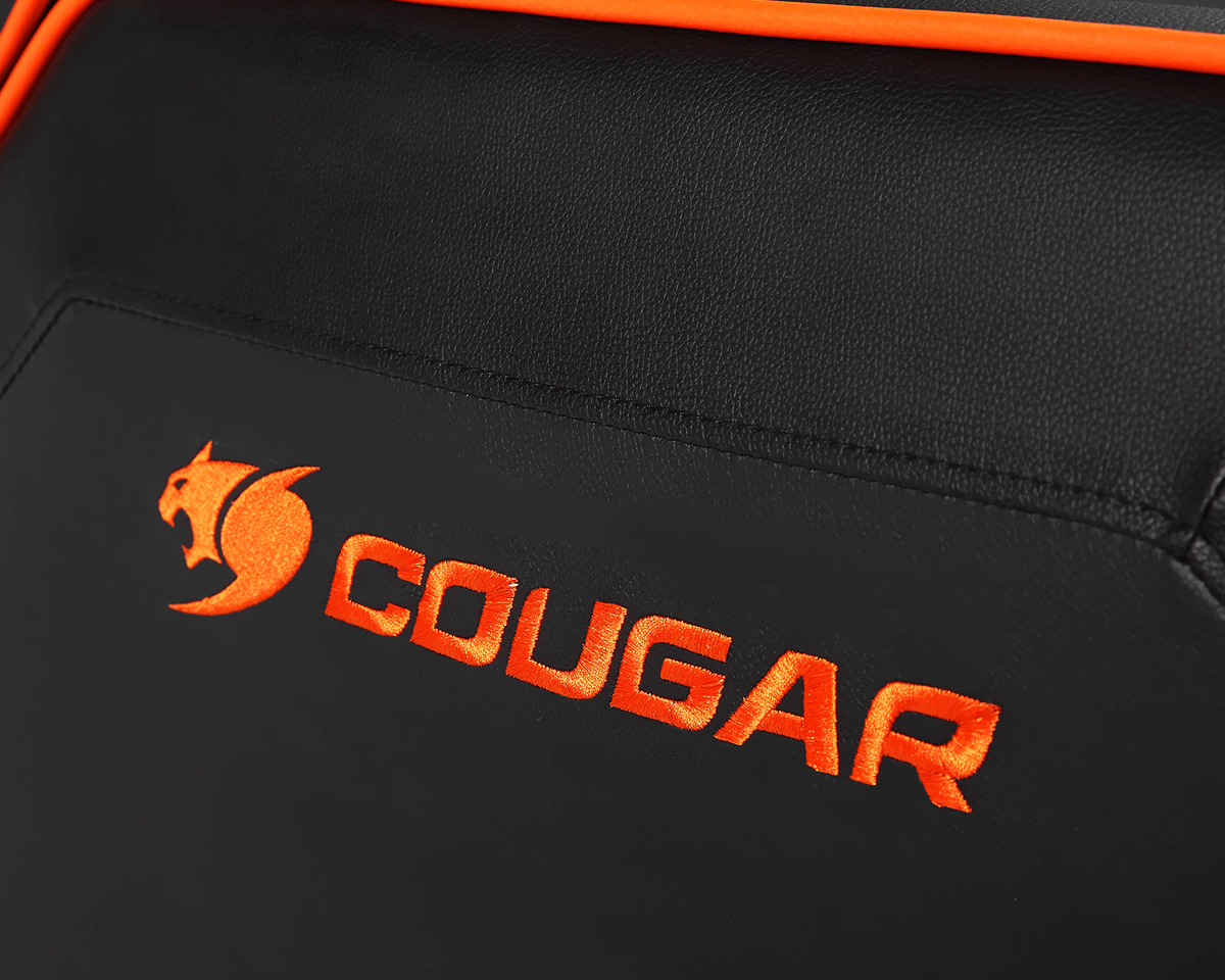 Silla Gamer Cougar Rangers Black Orange Sofa Premium Edition