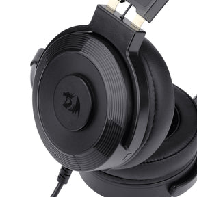Audifonos USB Redragon Lamia Black Audio 7.1 Con Soporte
