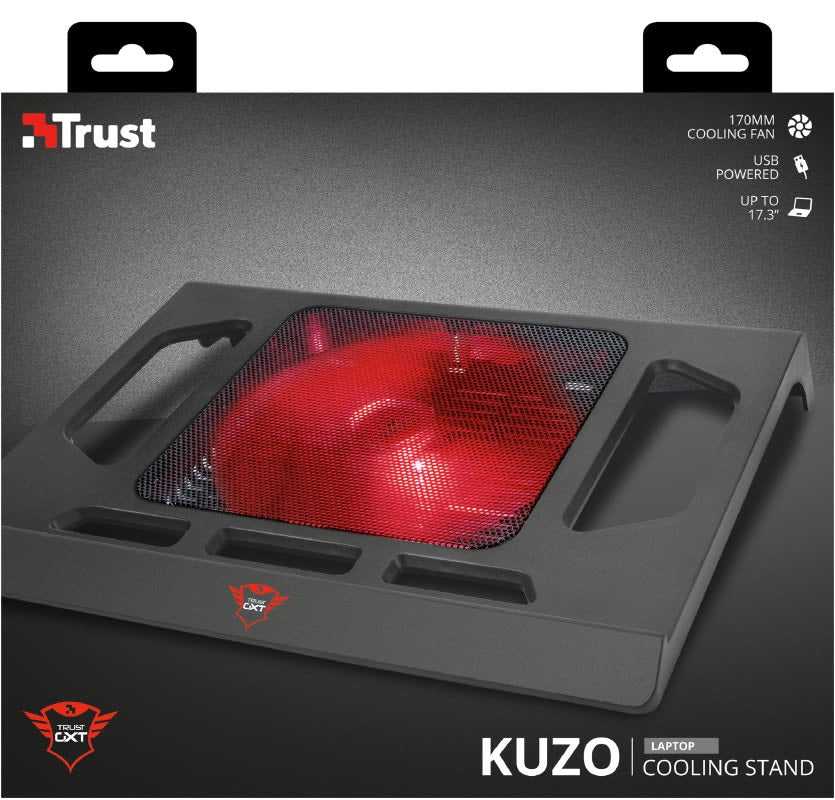 Ventilador para Notebook Gamer Trust Kuzo Gxt 220 Iluminado