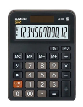 Calculadora Casio Para Comerciantes Numeros Grandes Mx-12B-Bk