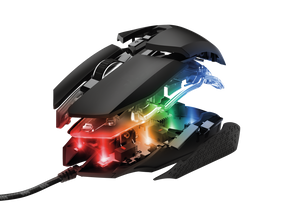 Mouse Gamer Ambidiestro Trust Idon Gxt 950 Full RGB 6000 Dpi