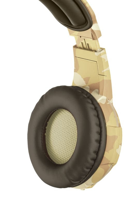 Audifono Gamer Trust Radius Gxt 310D Desert Multiplataformas 22208