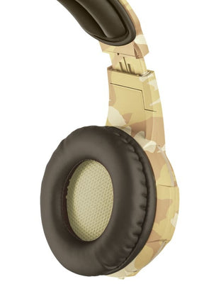 Audifono Gamer Trust Radius Gxt 310D Desert Multiplataformas 22208
