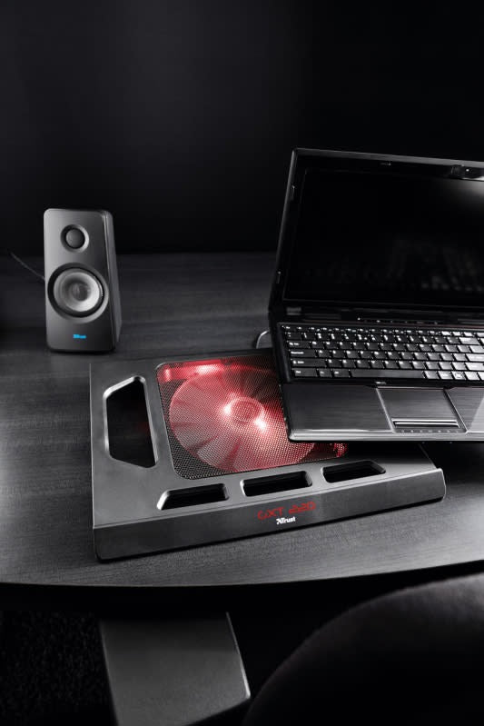 Ventilador para Notebook Gamer Trust Kuzo Gxt 220 Iluminado