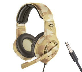 Audifono Gamer Trust Radius Gxt 310D Desert Multiplataformas 22208