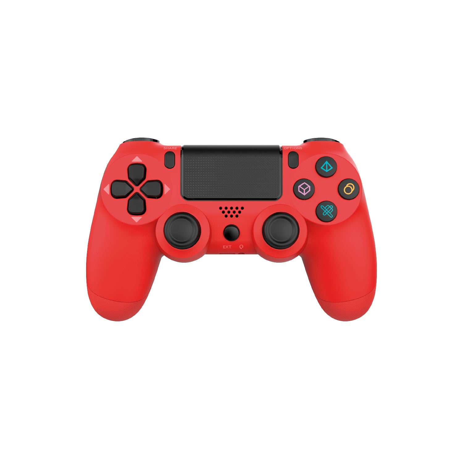 Gamepad Inalambrico Tecnolab Multiplataformas Bluetooth Rojo