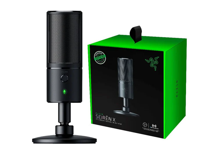Microfono Gamer Razer Seiren X Condensador Cardioid Pro