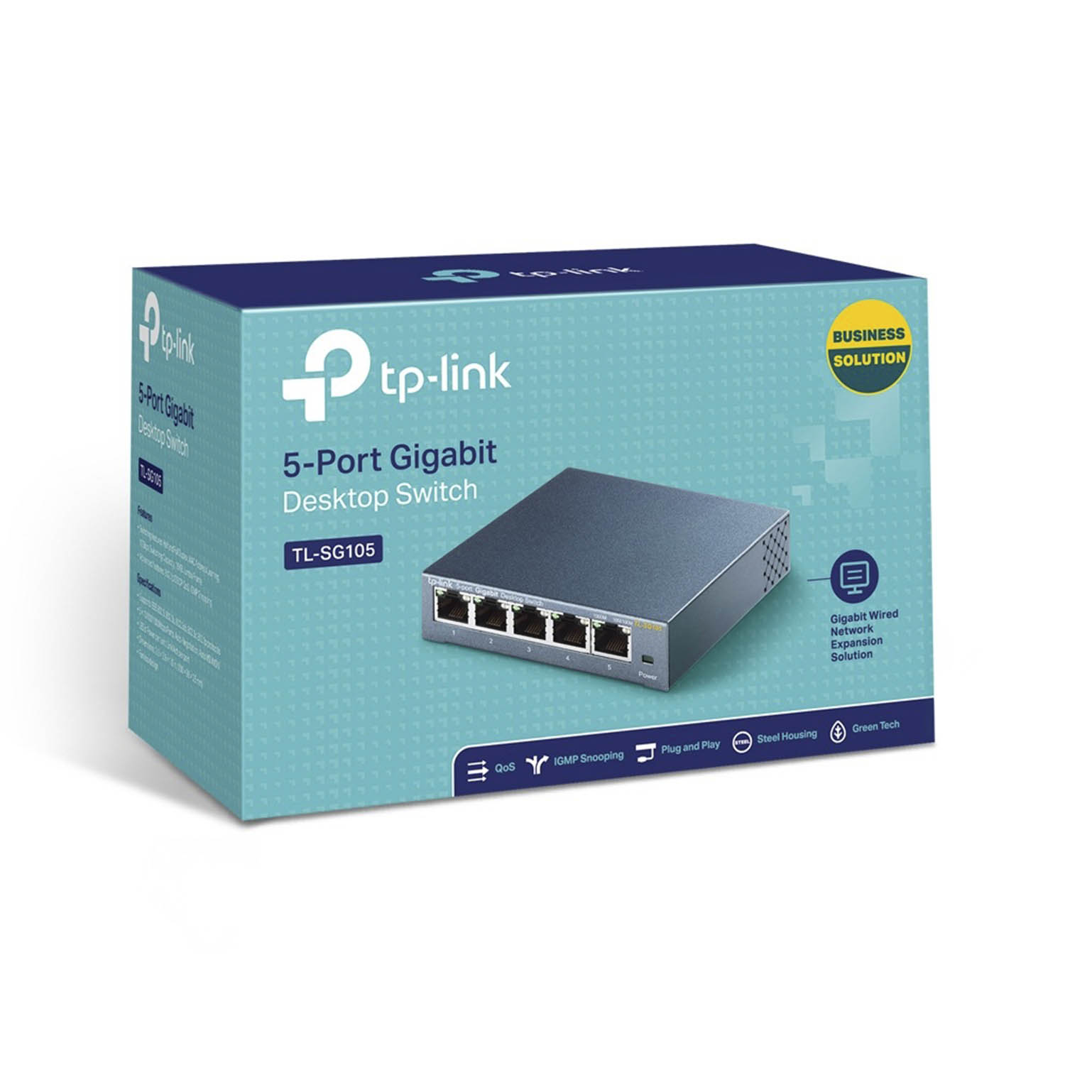 Switch Tp-Link 5 Puertos Gigabit TL-SG105 High Performance