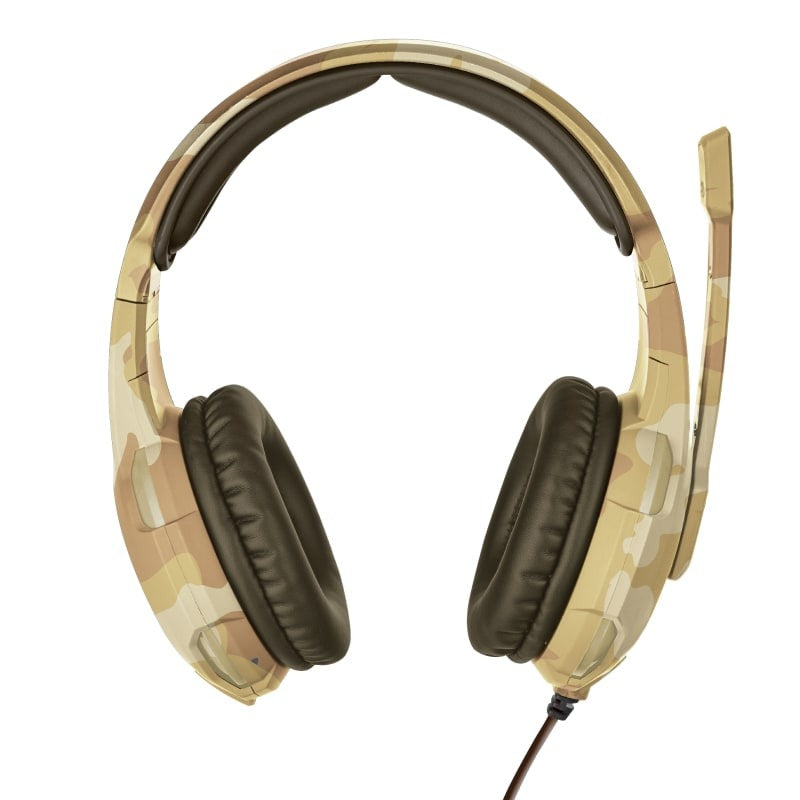 Audifono Gamer Trust Radius Gxt 310D Desert Multiplataformas 22208
