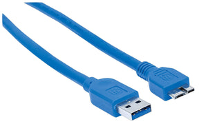 Cable De Datos USB 3.0 Manhattan 354318 High Speed