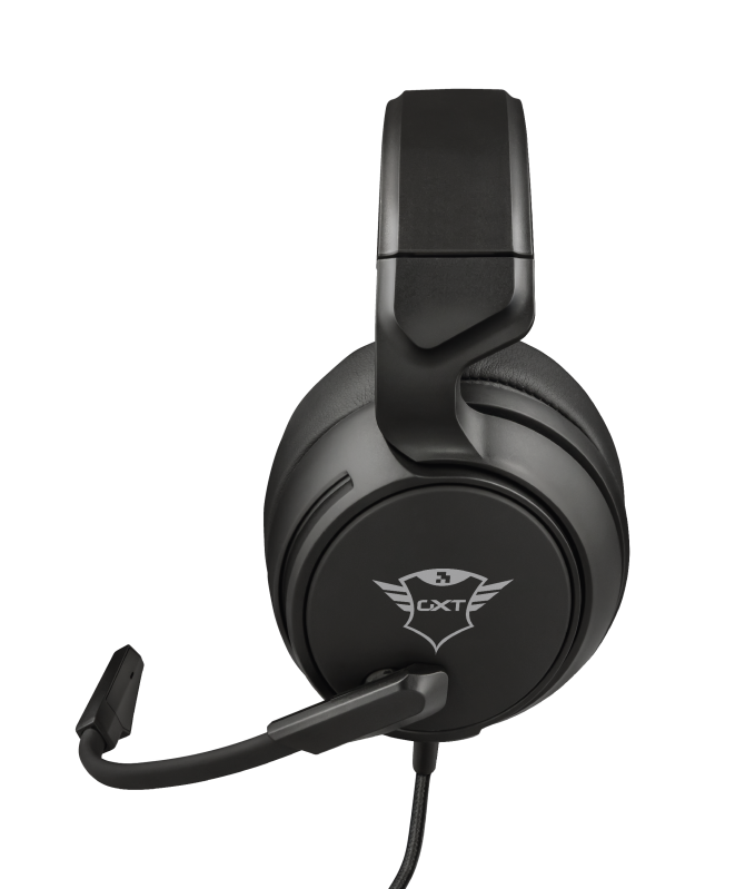 Audifonos Gamer Trust  Pylo Gxt 433K Black Multiplataformas
