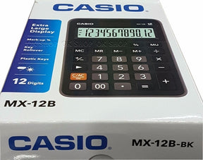 Calculadora Casio Para Comerciantes Numeros Grandes Mx-12B-Bk