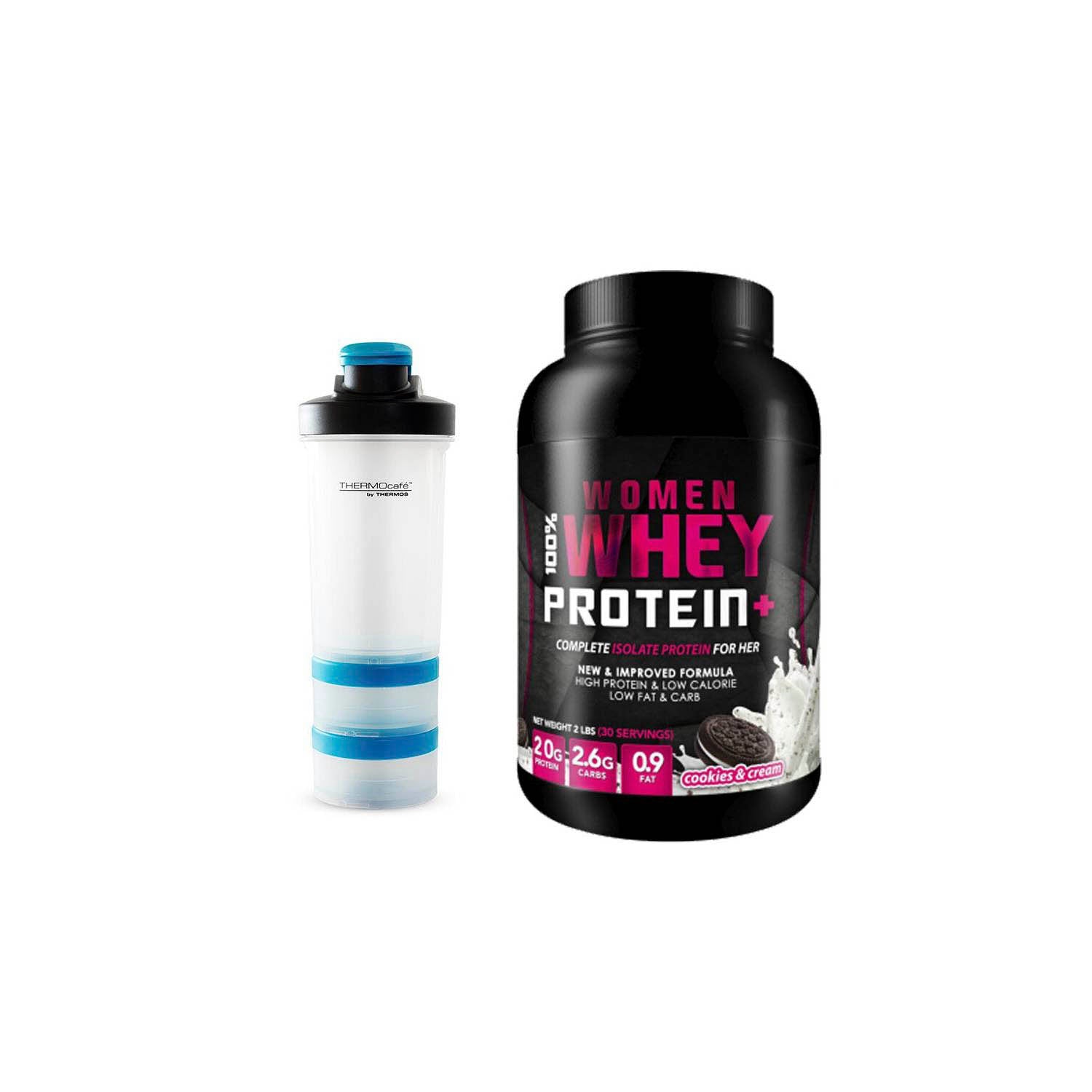 Botella Hidratante Deportiva Thermos 500Ml Con Shaker Shakerii45