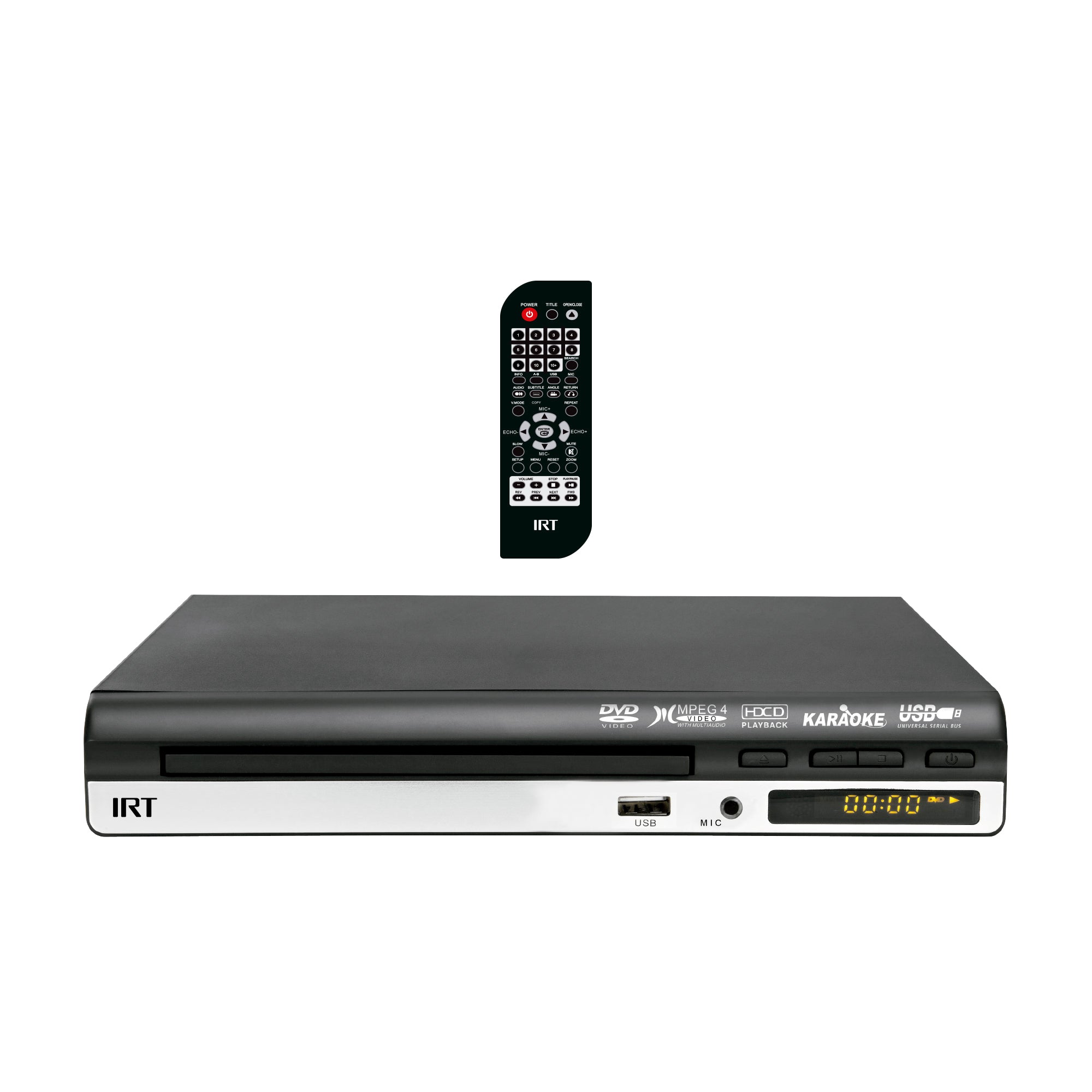 Reproductor Dvd Irt Con Función Karaoke Rca / Usb /Mp3