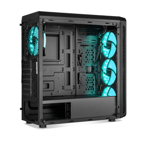 Gabinete Gamer Hummer Tgm + 4 Ventiladores Argb Full Color